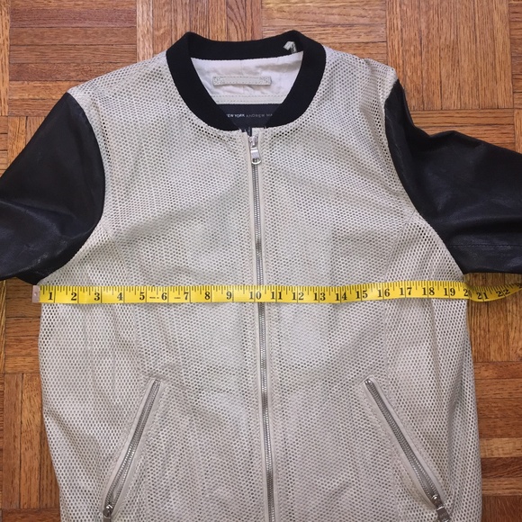 Andrew Marc NY  Eyelet  Leather Jacket - Picture 3 of 8